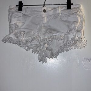 White Hollister Shorts
